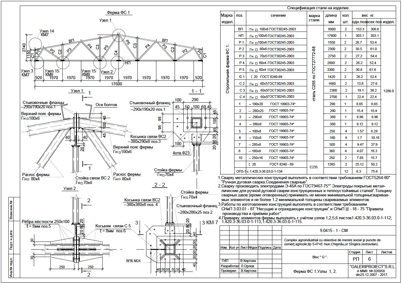 Каркасы и фермы в Пензе. Завод СовТехМаш. Советские технологии машиностроения. З