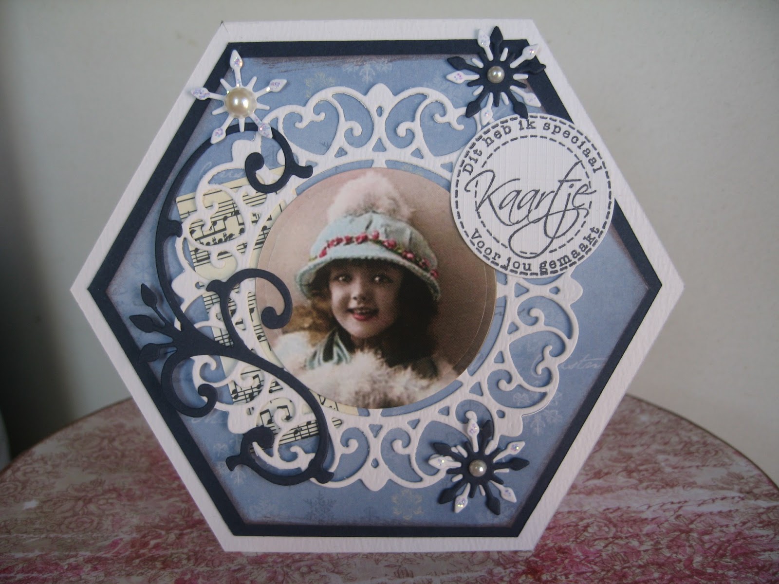 Veerle s Creatieve Plekje Kerstkaartje In Andere Vorm