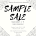 Sample Sale