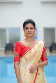 Malayalam Actress Anusree in kerala set saree Photoshoot stills