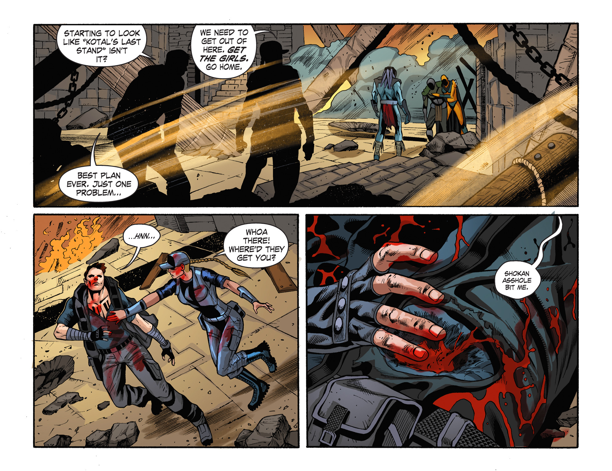 Read online Mortal Kombat X [I] comic -  Issue #18 - 15