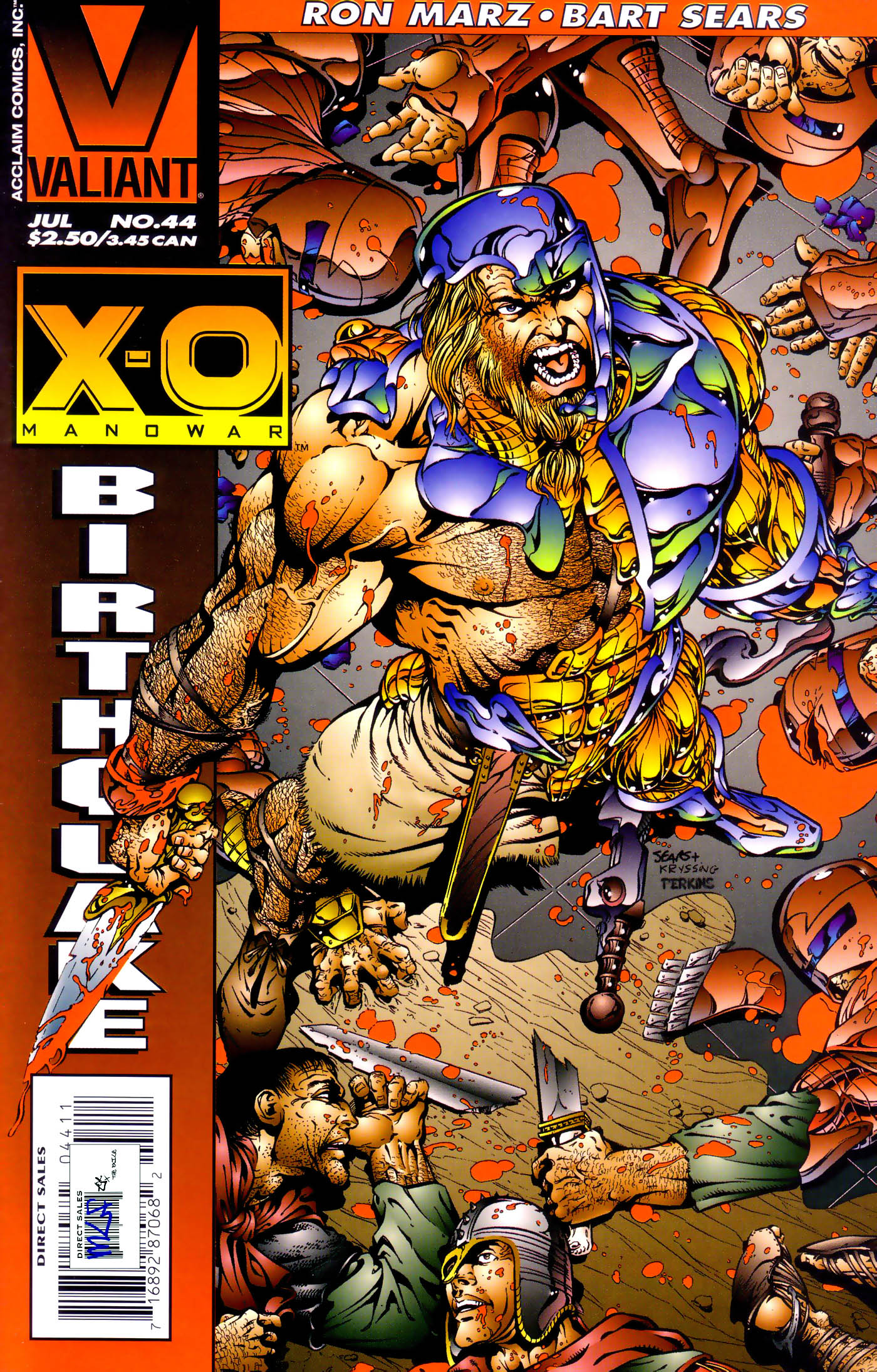 Read online X-O Manowar (1992) comic -  Issue #44 - 1