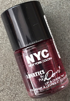 NYC New York Color Lovatics by Demi Lovato; 003 Cheeky Strawberry Lip & Cheek Tint NYC New York Color Lovatics by Demi Lovato; 003 Cheeky Strawberry Lip & Cheek Tint