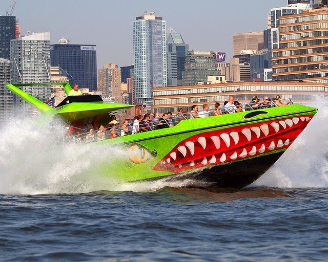 the beast speed boat on the river