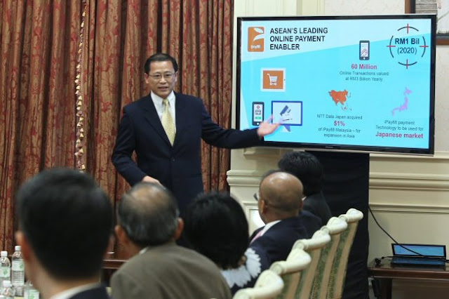 KH Lim, Executive Director of iPay88 presenting at the recent 28th MSC Malaysia Implementation Council Meeting (ICM)