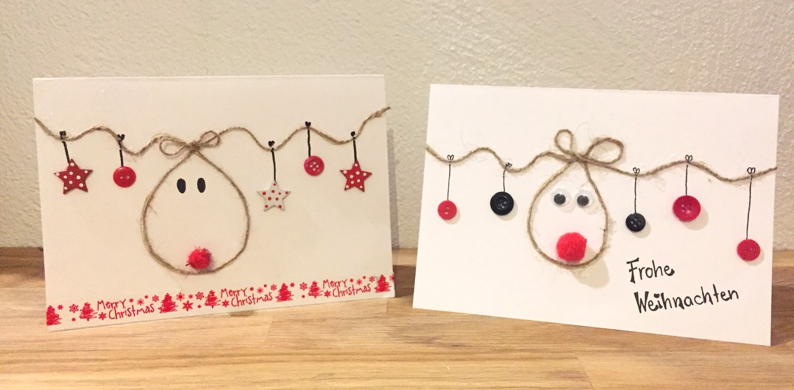 KLASSENKUNST: Weihnachtskarte DIY