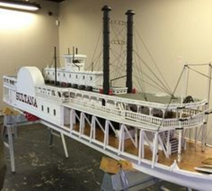 Scale models of the Sultana ~