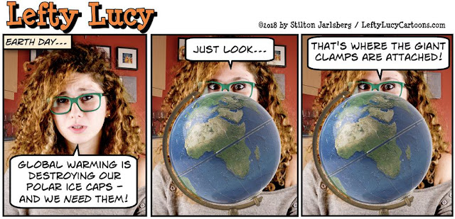 stilton’s place, stilton, political, humor, conservative, cartoons, jokes, hope n’ change, lefty lucy, Earth day, environment, Al Gore