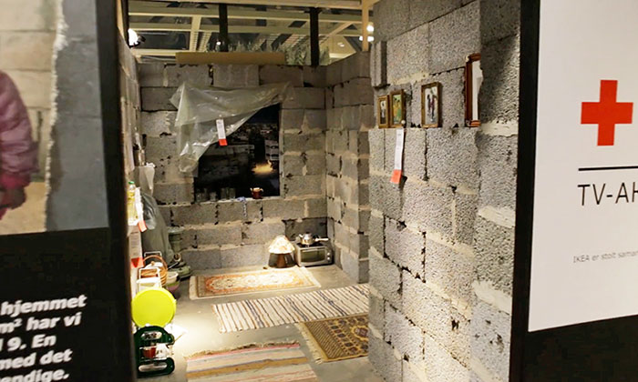 IKEA Surprises Shoppers By Placing Recreated Syrian Home In Store