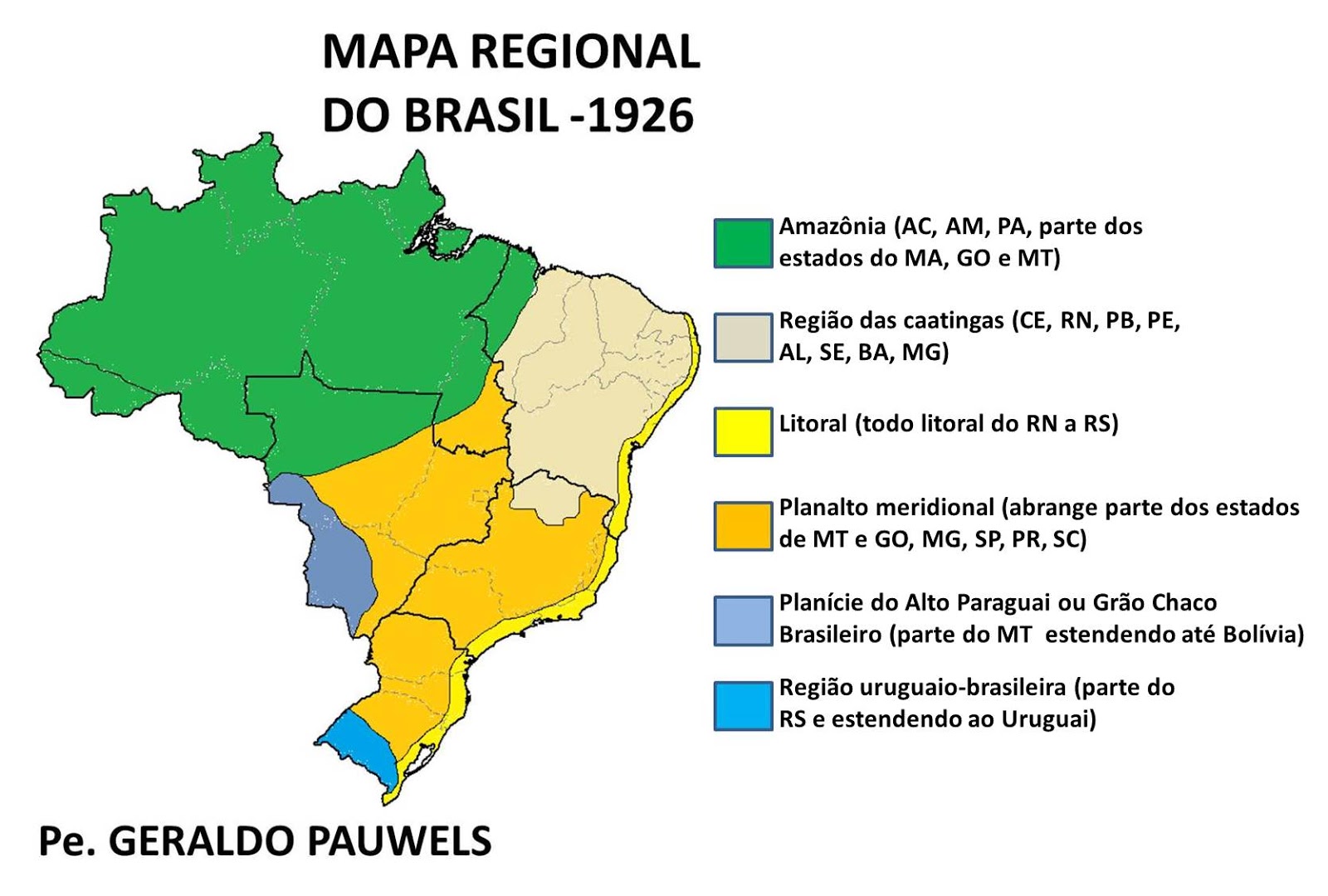 Brasil-Divisão Regional timeline