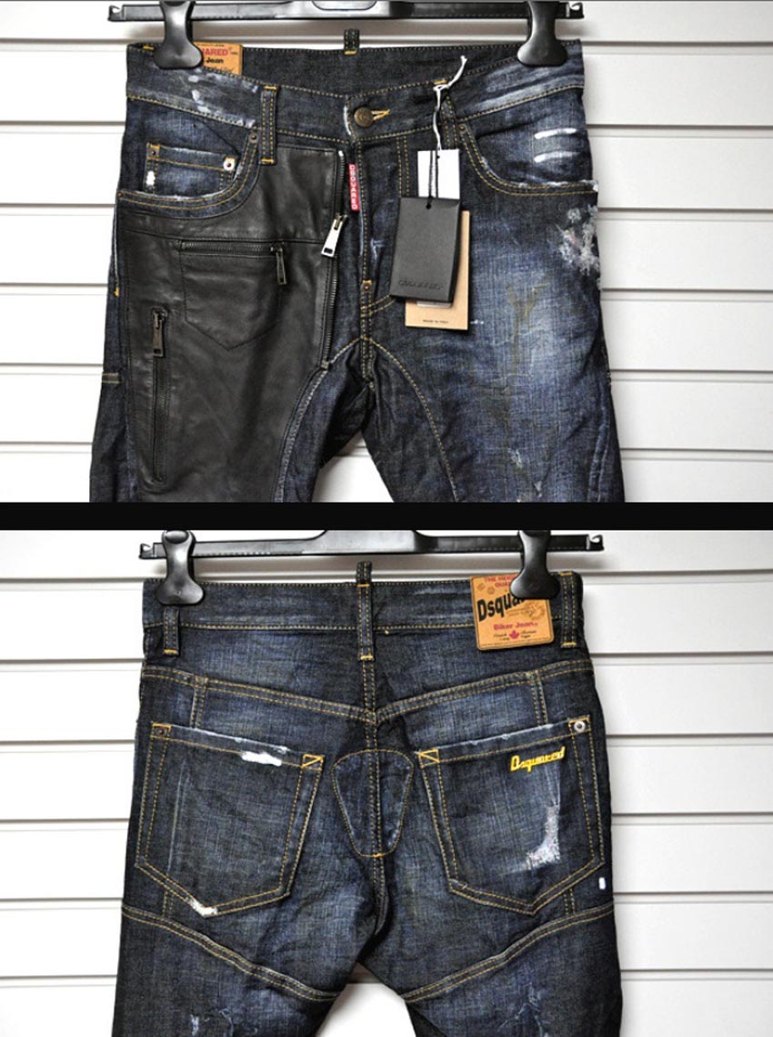 Mario Tokyo: 2011 A/W DSQUARED2(ディースクエアード) レザー付デニムJEAN 46