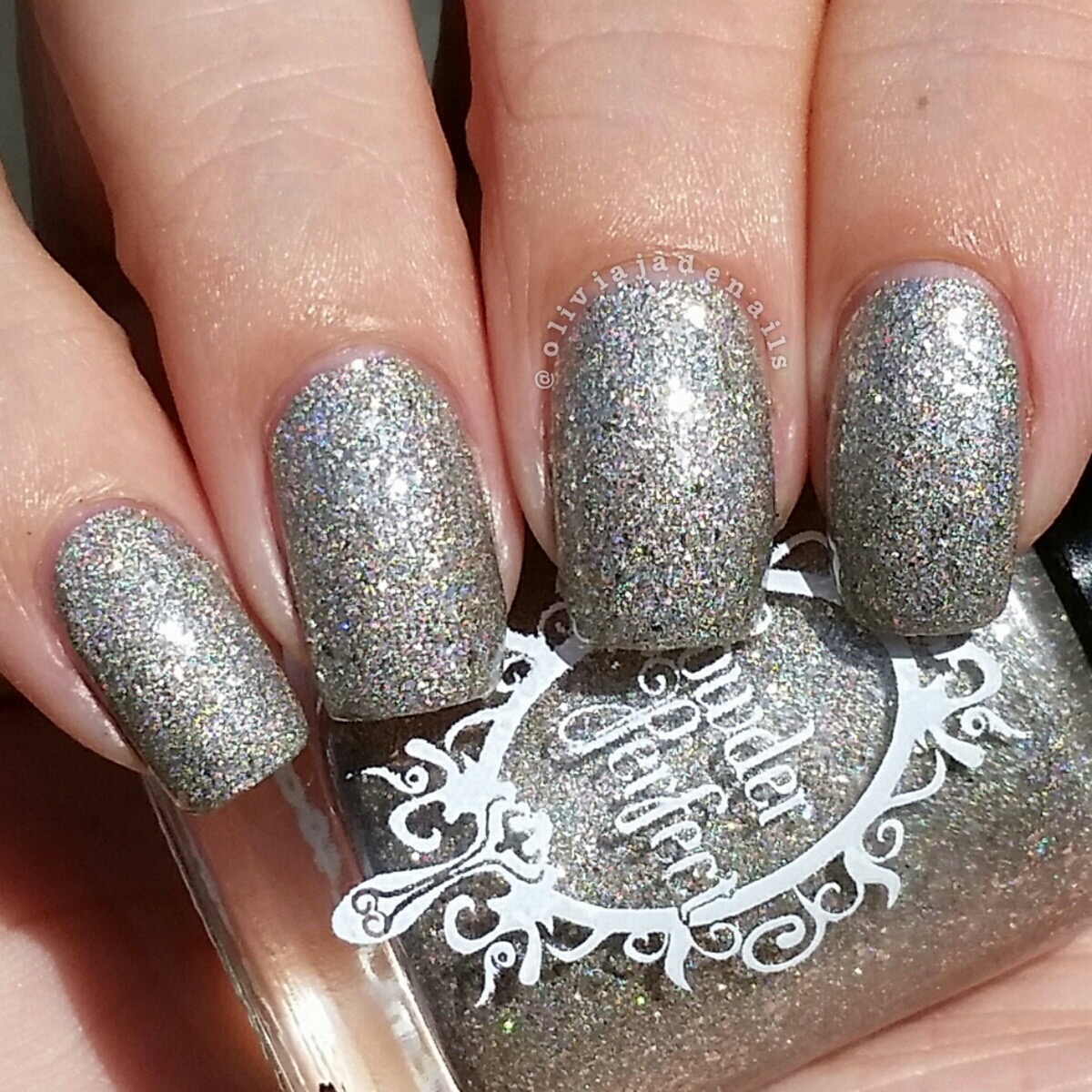 Powder Perfect The Stars swatched by Olivia Jade Nails