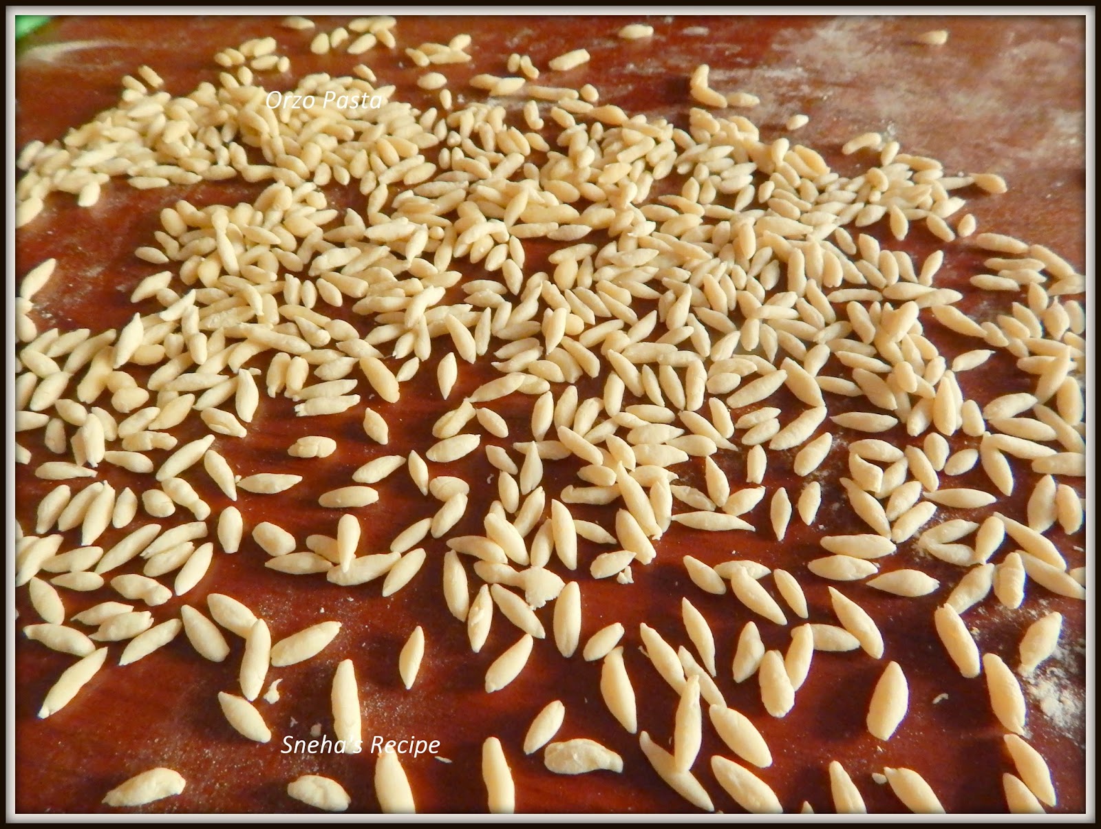Orzo Pasta How to make homemade Orzo pasta Sneha's Recipe