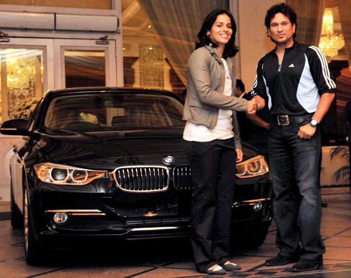 Sachin Tendulkar Gives Away Bmw 3 Series To Saina Nehwal