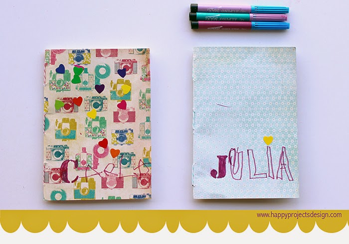 DIY libretas vuelta al cole DIY libretas vuelta al cole