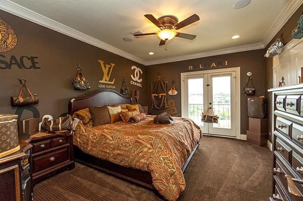Luxury Life Design: $2.35 Million Mansion With Louis Vuitton Bedroom