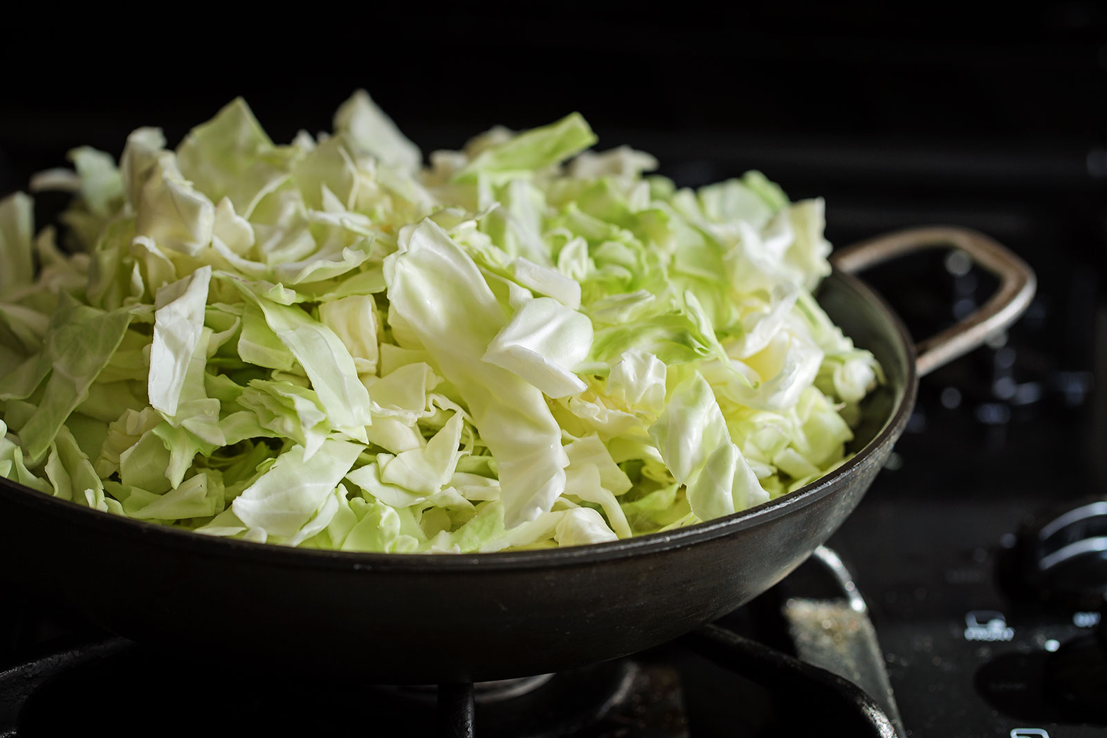 Sautéed Cabbage, Onions and Chicken with Smoked Paprika Tomato Sauce