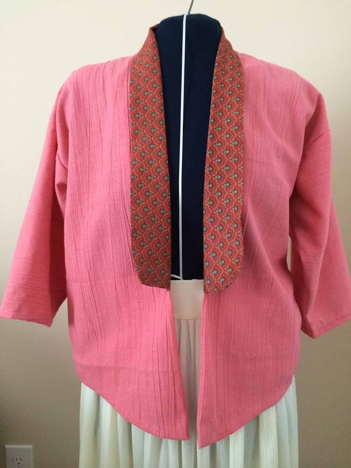 inspiration Japanese Kimono Style Jacket without a Pattern