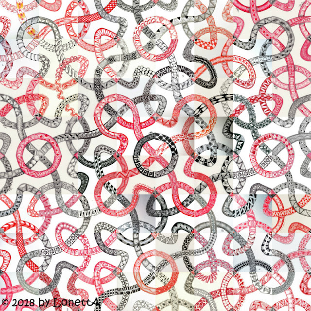 LonettA_Tangle-Mosaic-Project #14_2018_Mosaik4