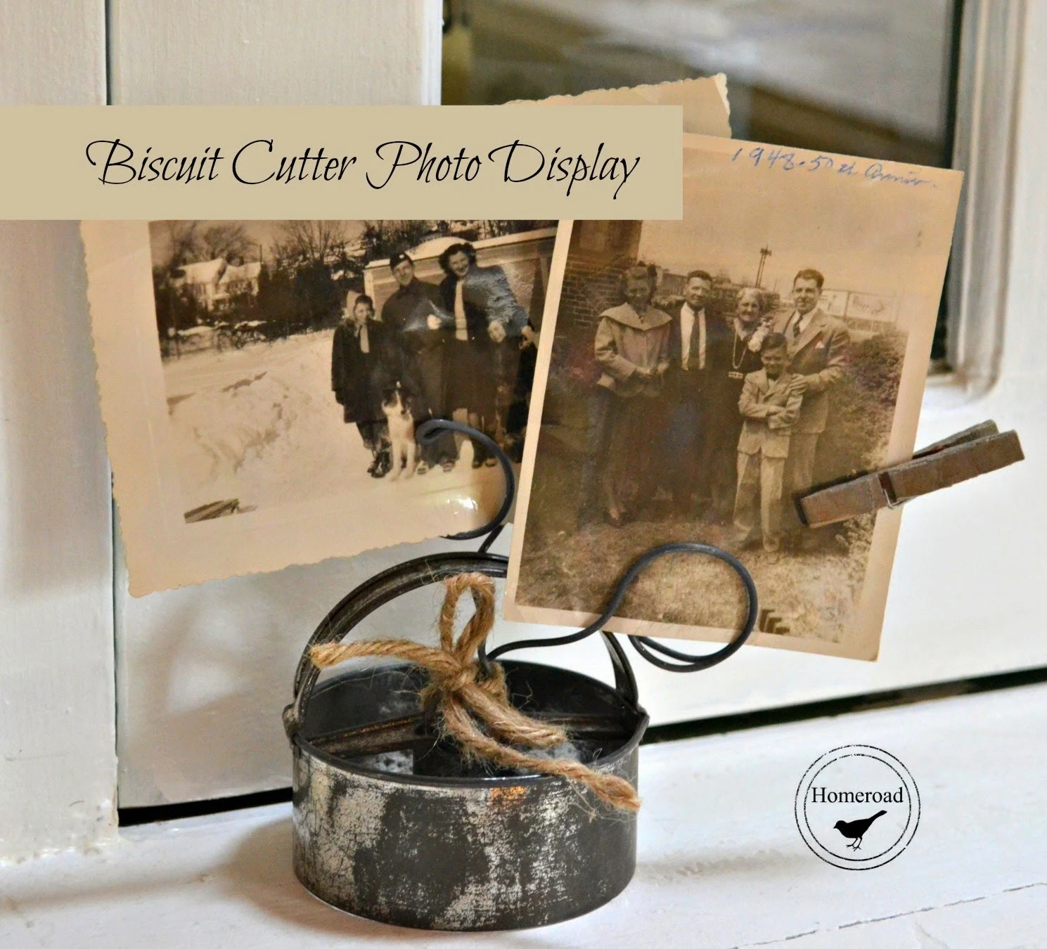 Vintage Stamper Photo Display