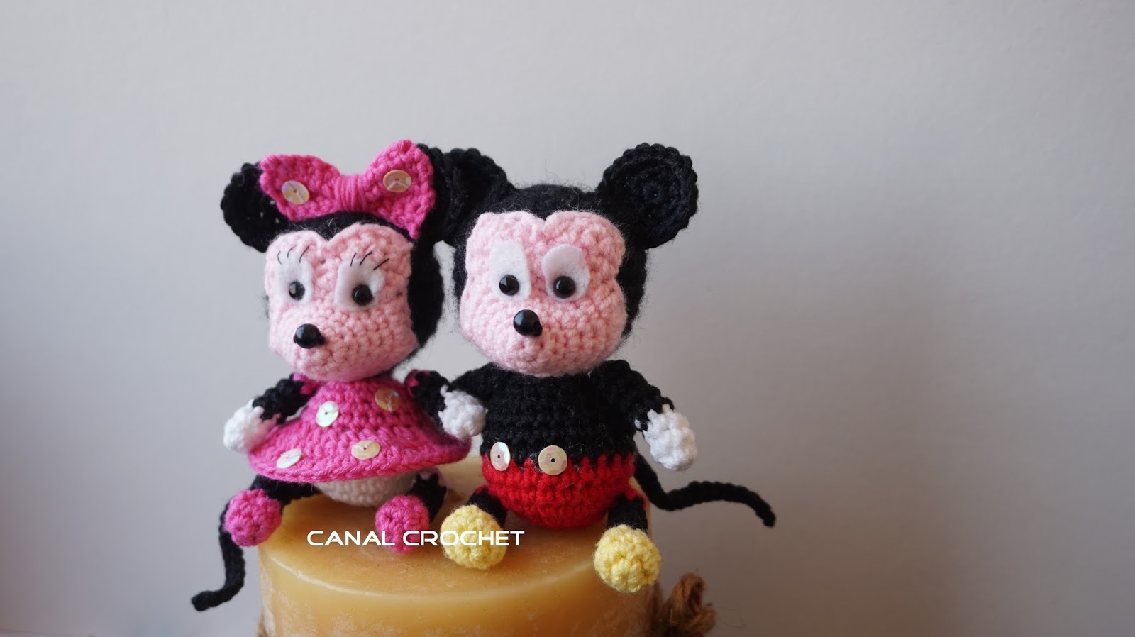 CANAL CROCHET Mickey y minnie amigurumi tutorial