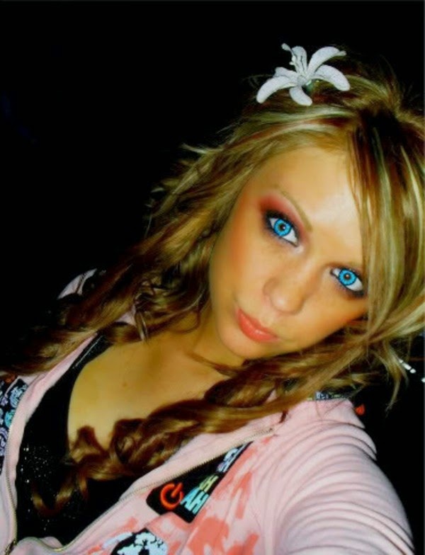 Colorful contact lenses look great!