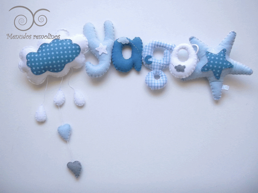 Letras fieltro Yago