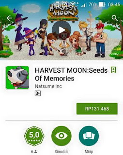 Harvest Moon Seeds of Memories Android