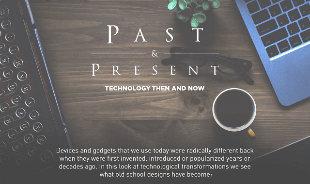 Past And Present Technology Then And Now