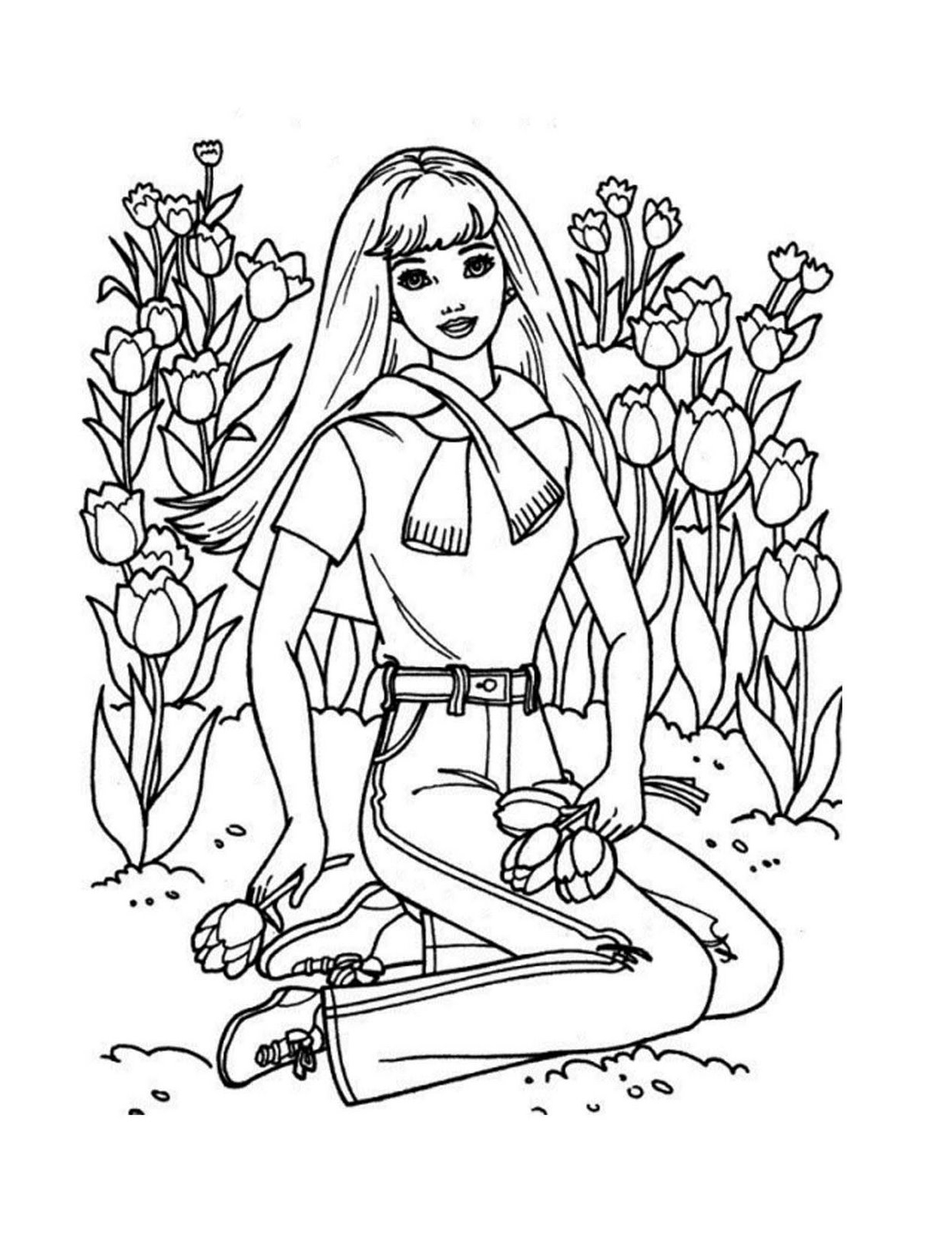 Download Free Coloring Pages: Barbie Coloring Pages