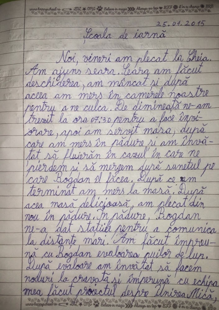 Ora I De Plecat La Scoala Asociatia Cercetasilor Traditionali din Romania (ACT-RO): Scoala de