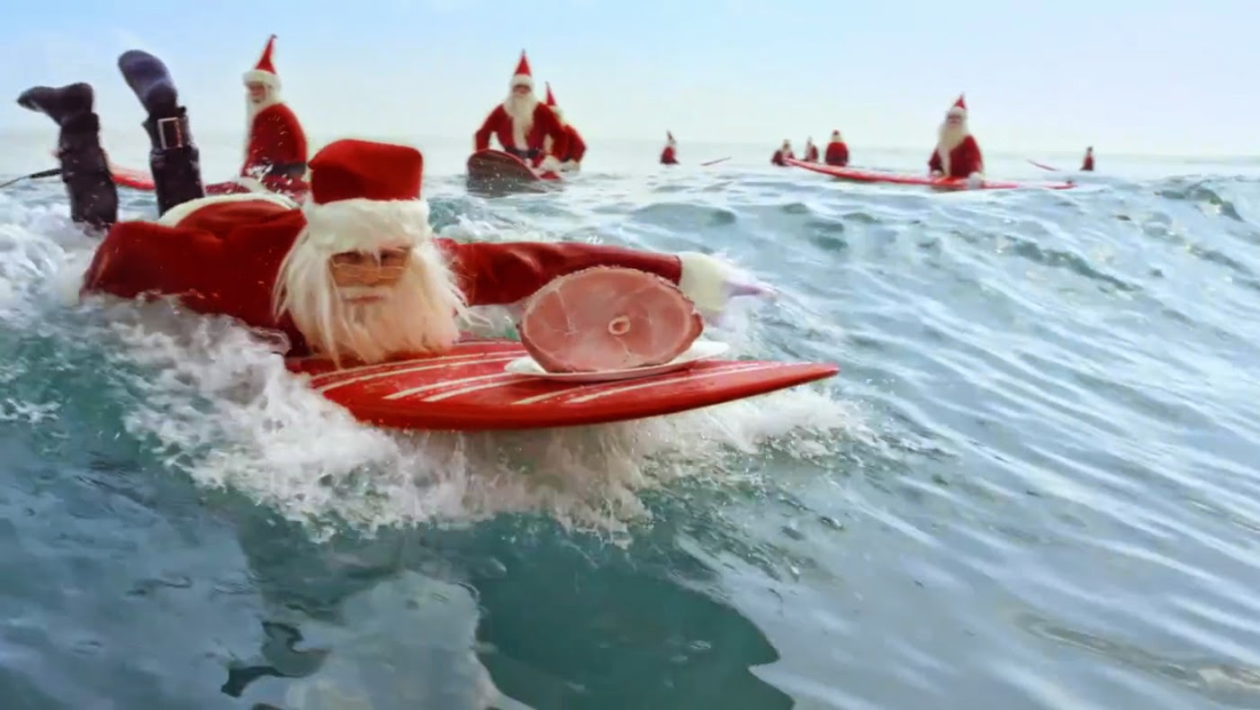Surf Santa Surf