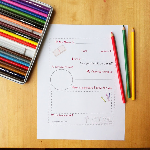 Free Letter Writing Template for Kids