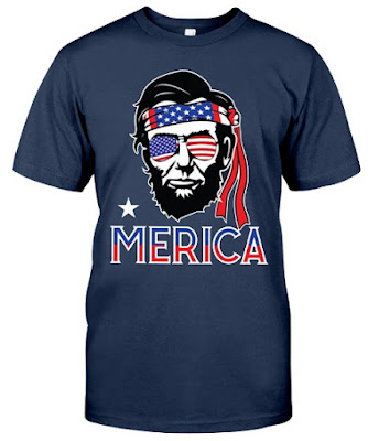 Abraham Lincoln Merica 4th of July 2018 T Shirt