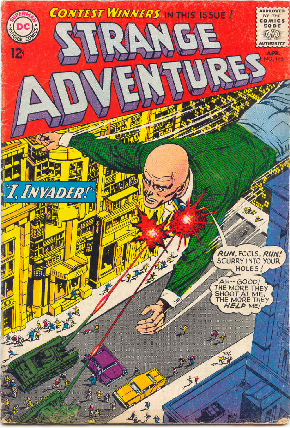 Read online Strange Adventures (1950) comic -  Issue #175 - 1