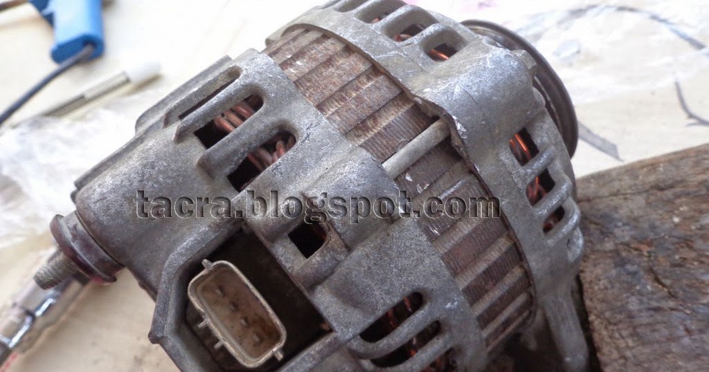 tacra's diy garage Alternator Carbon Brush Replacement