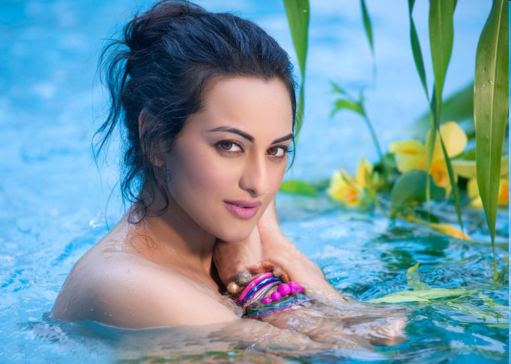 Actress Hot Stills Sonakshi Sinha Bikini Hot Stills