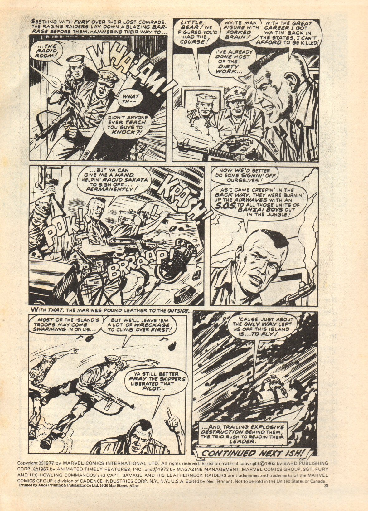 Read online Fury (1977) comic -  Issue #11 - 31