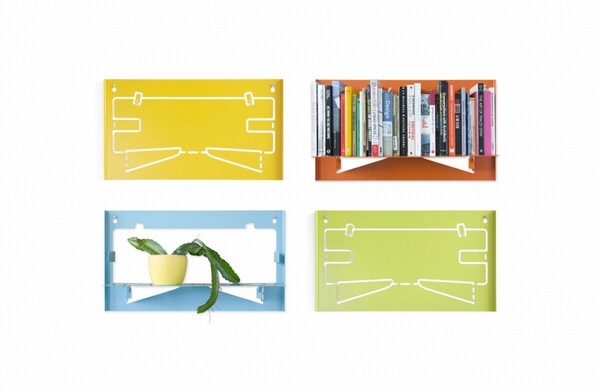 minimal wall shelf design