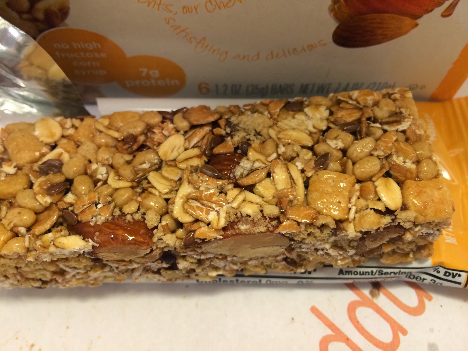 Crazy Food Dude Review Kashi Honey Almond Flax Chewy Granola Bars