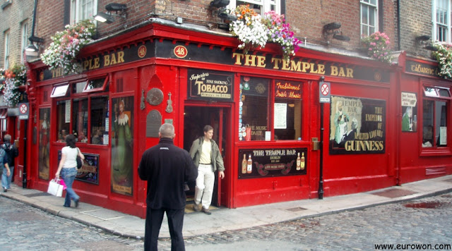 The Temple Bar, el pub más famoso de Dublín