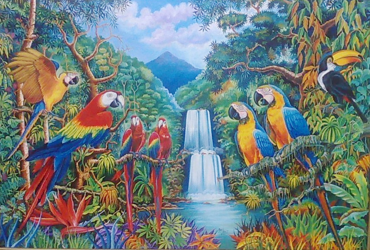 El arte es su máxima expresión Ejercicio sugerido en los paisajes