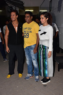 Tiger Shroff and Shraddha Kapoor at the ‪‎Baaghi‬ promotions held in Mumbai