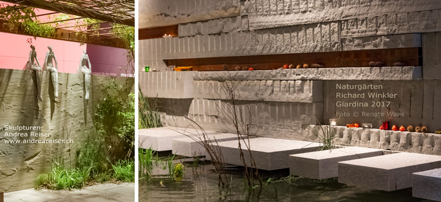 Corten Patinax Verkleidungen An Mauern Einer Garagenzufahrt