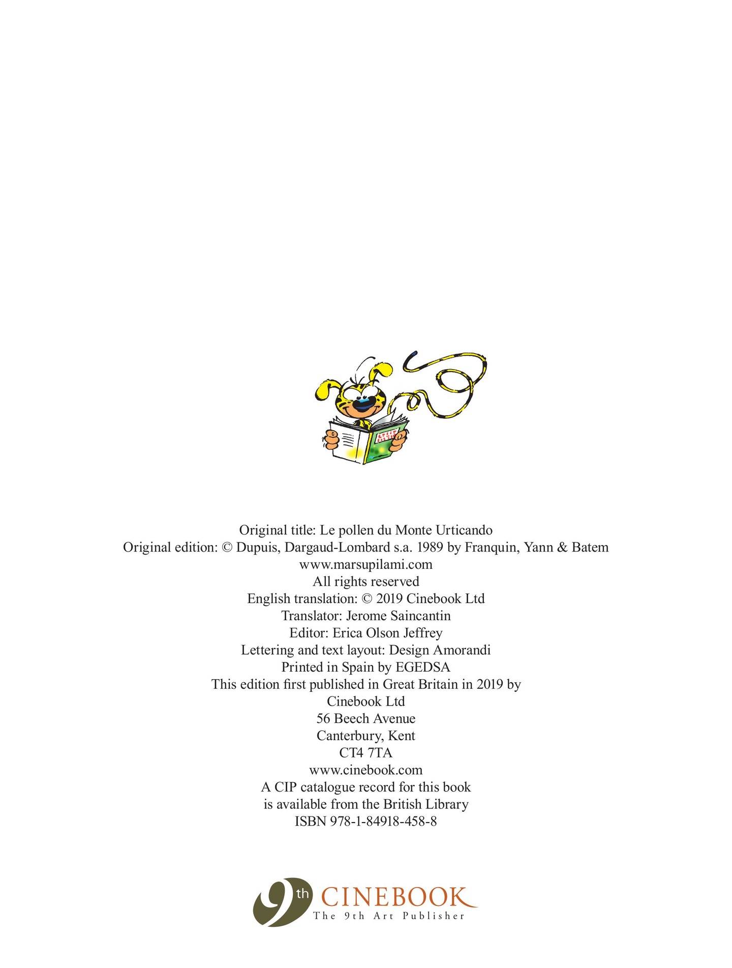 Read online Marsupilami comic -  Issue #4 - 4