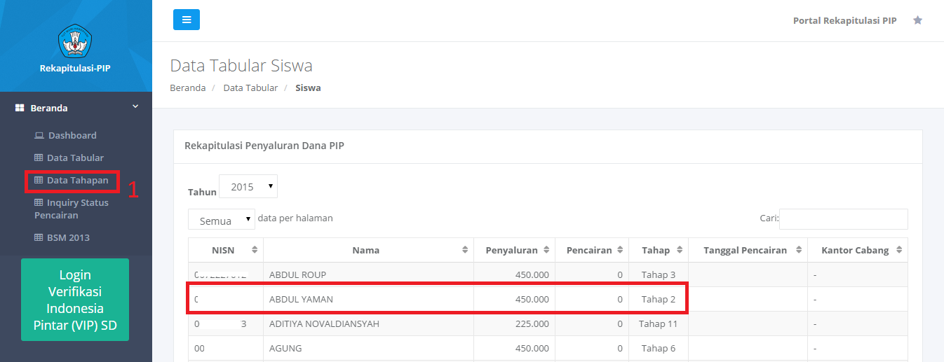 CARA CEK VIRTUAL ACCOUNT SISWA PENERIMA PIP VIA APLIKASI