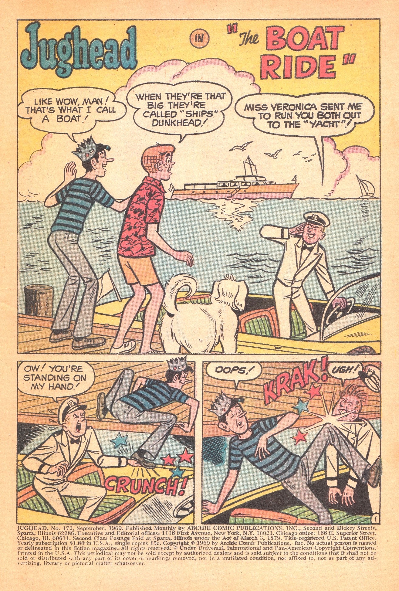Read online Jughead (1965) comic -  Issue #172 - 3