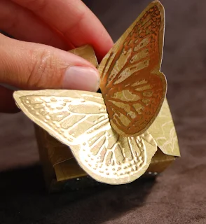 DIY Butterfly Gift Box.