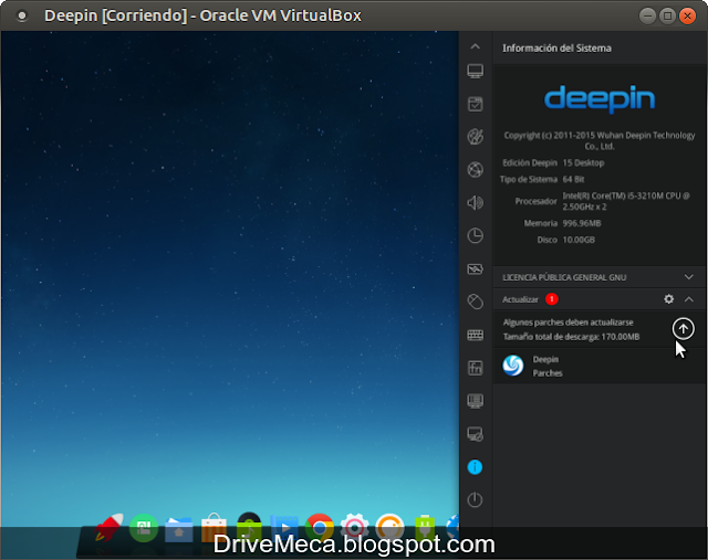 DriveMeca instalando Linux Deepin paso a paso