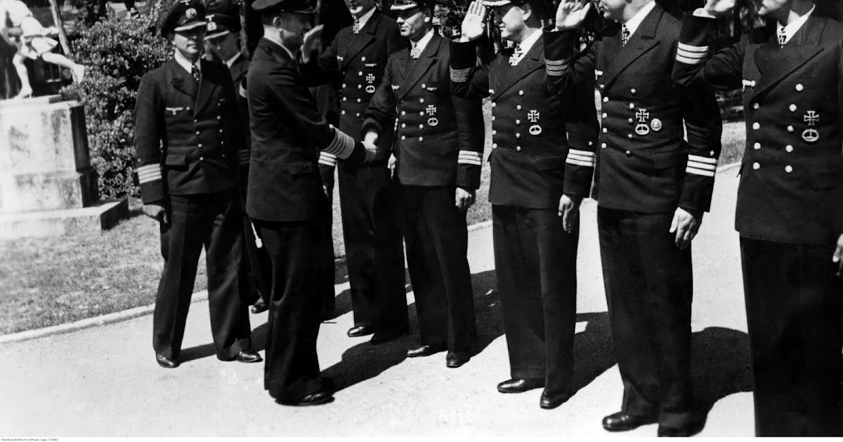 Ritterkreuzträger Karl Dönitz with UBoat Aces and Commanders